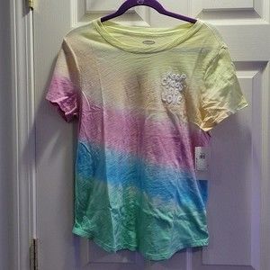 NWT Old Navy Keep Choosing Love Tie Dye Slub Women's Graphic T-Shirt Size Medium